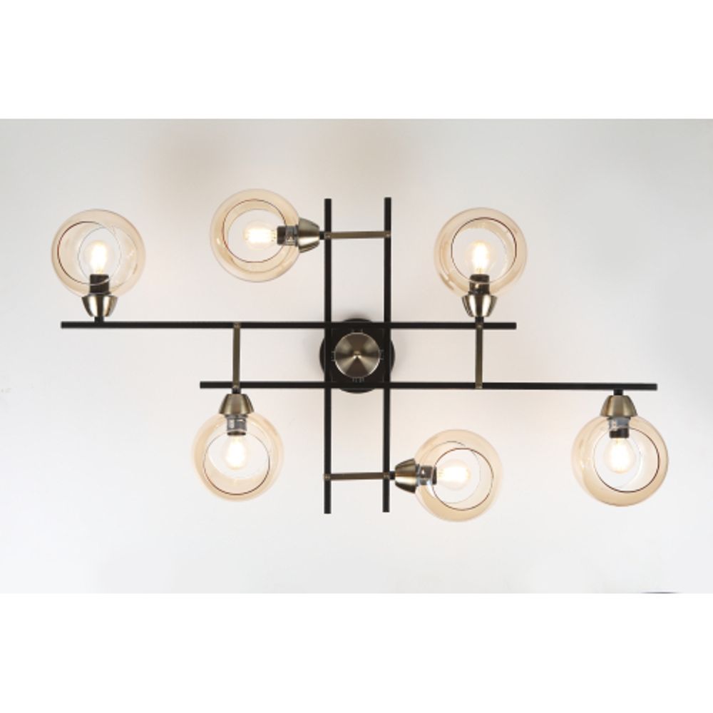 Люстра Rivoli Hannelore 3109-306 6 * Е14 40 Вт модерн | Модерн