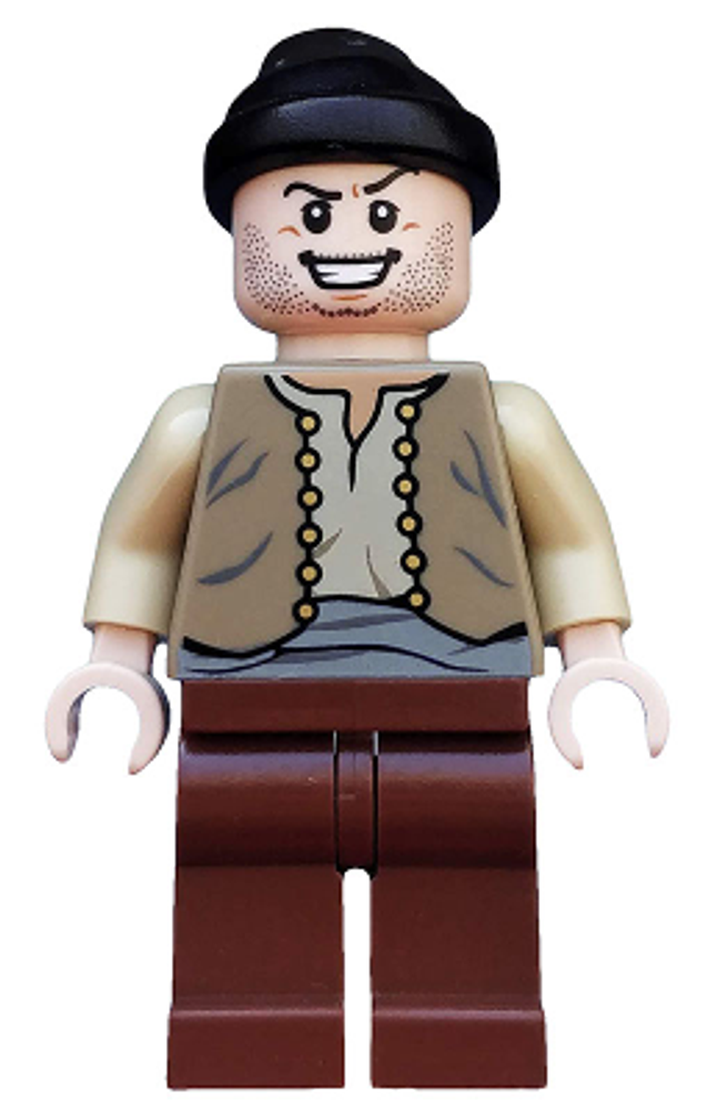 Минифигурка LEGO pop008 Жокей на страусе