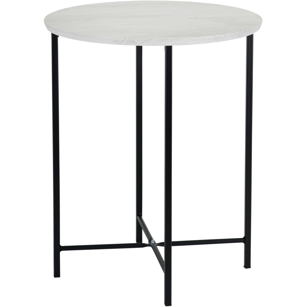 Стол журнальный МЕ_BeautyStyle 16 дуб дымчатый/черный