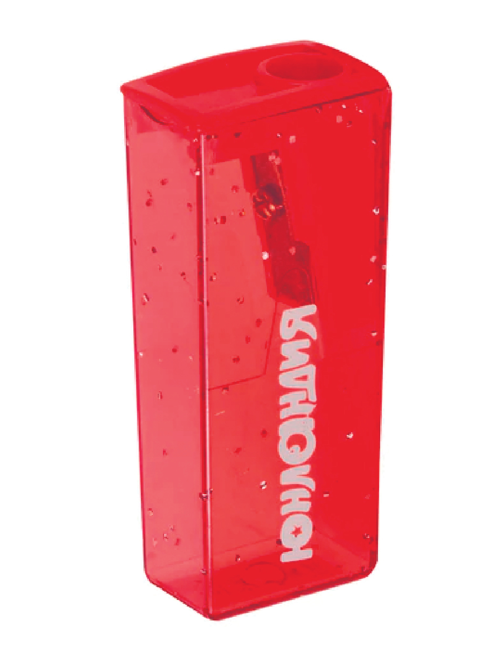 Точилка ЮНЛАНДИЯ "Космо", с контейнером, пластиковая, корпус ассорти