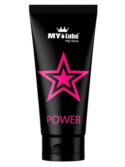 Возбуждающая гель-смазка на водной основе MyLube POWER - 50 мл.