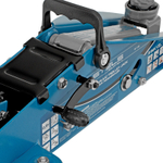 Домкрат гидравлический подкатной с фиксатором, 2.5 т, Safety Pin, 140-385 мм, в кейсе Stels