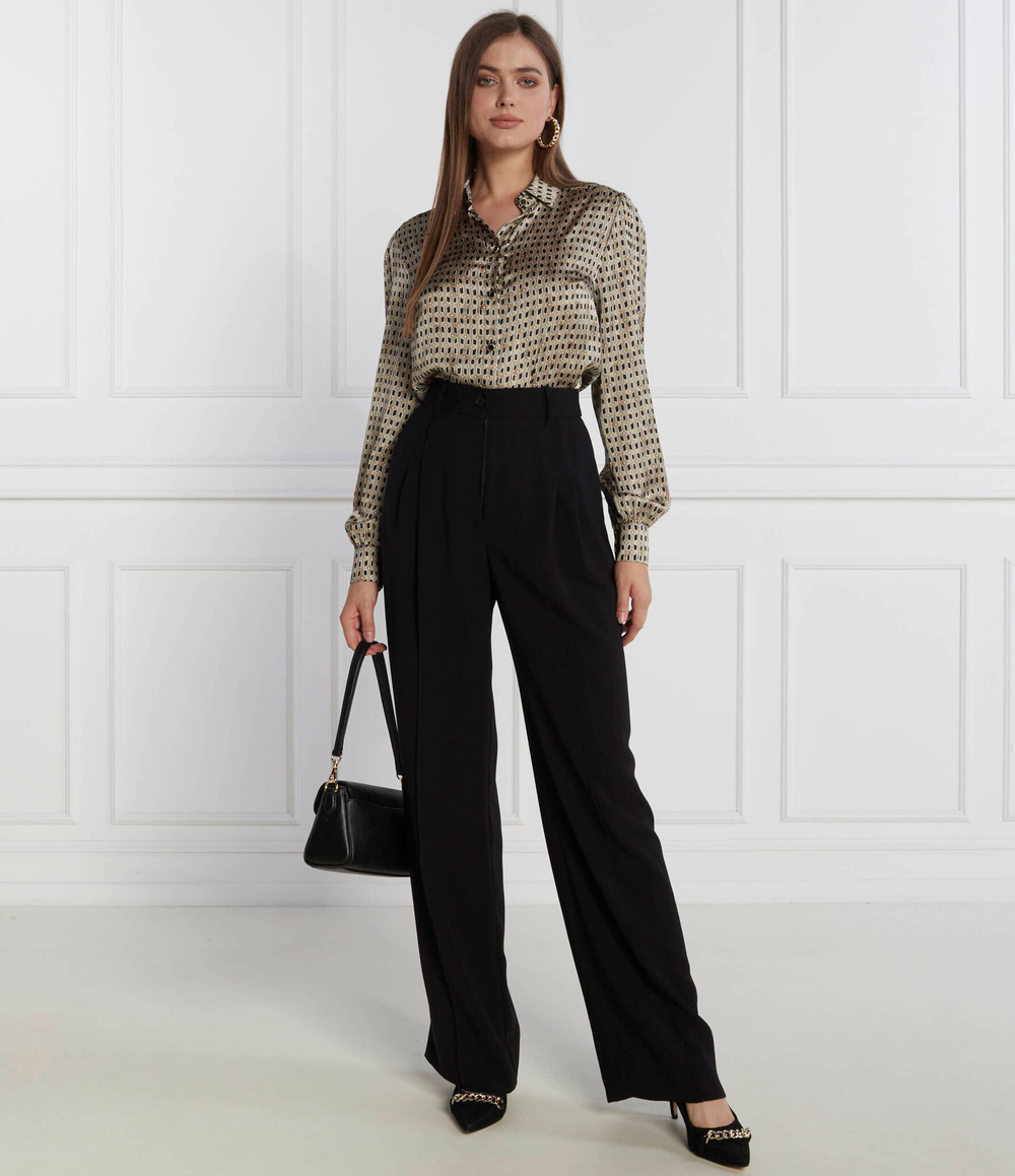 Сатиновая рубашка Liu Jo - бежевый(MF3331 T5958)