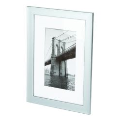 Фоторамка Image Art 612/10х15 пластиковая со стеклом цвет матовое серебро | Image Art
