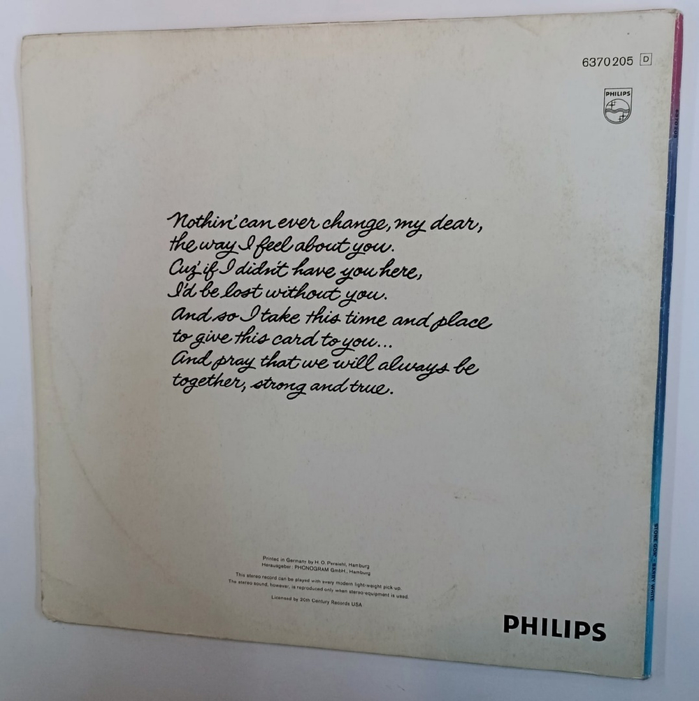 Barry White Stone Gon' (Germany 1974)