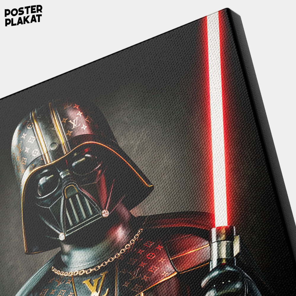 Картина для интерьера Дарт Вейдер на холсте, персонаж саги Звездные Войны, холст с печатью на подрамнике, на стену, Постер Плакат