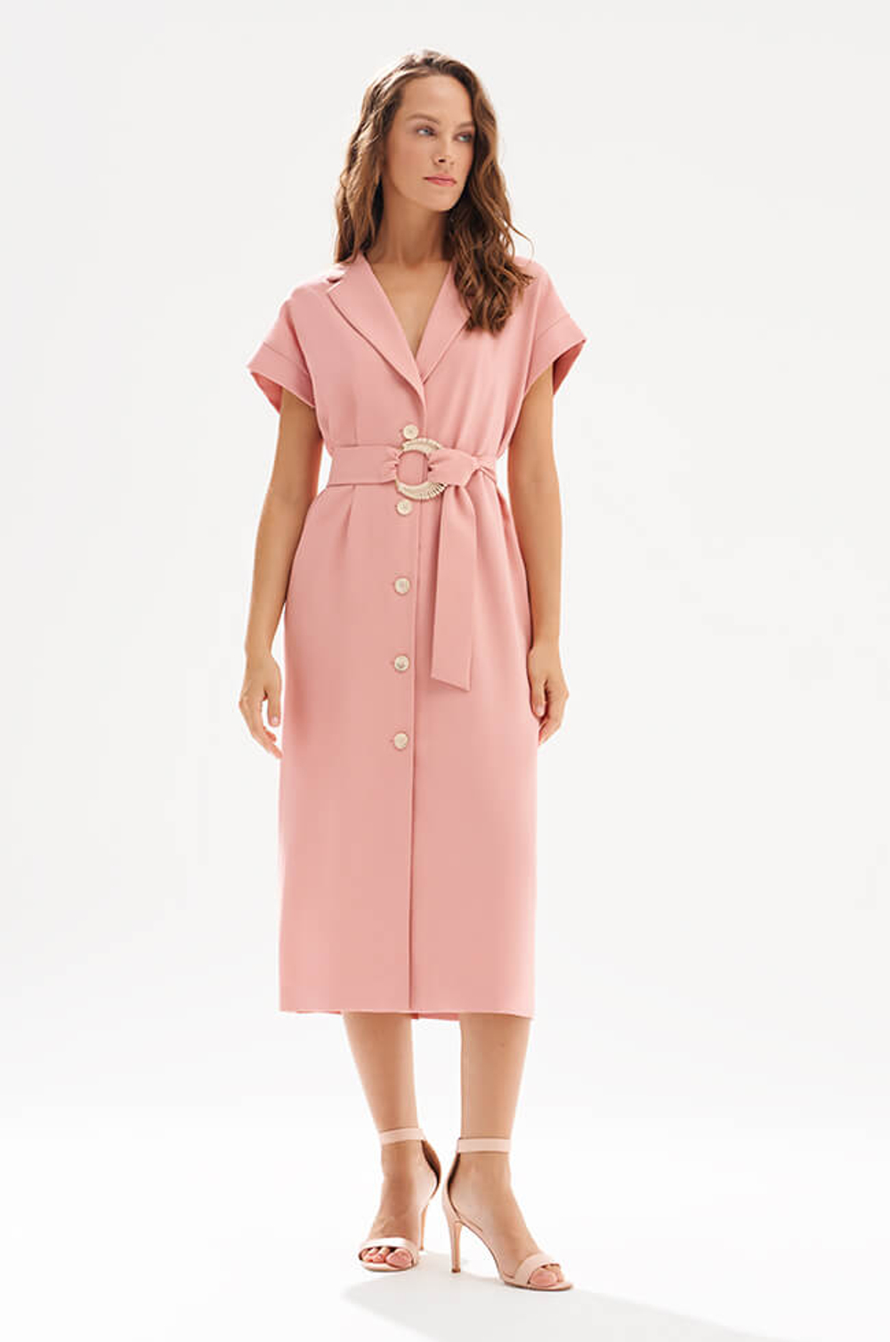 51754 Платье женское (пудрово-розовый)