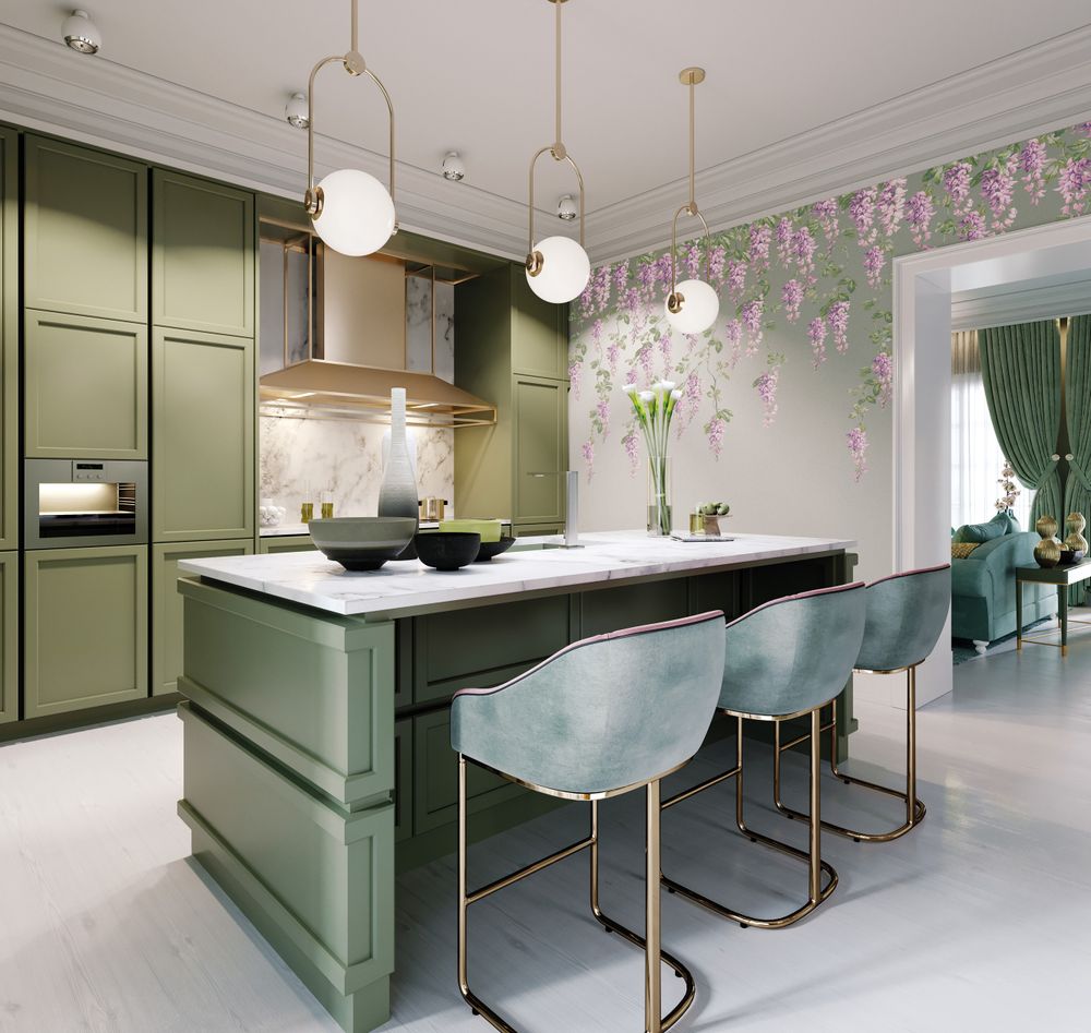 Панорама Лиловый дождь панно