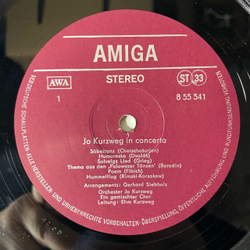 Винтажная виниловая пластинка LP Jo Kurzweg In Concerto (ГДР 1977)