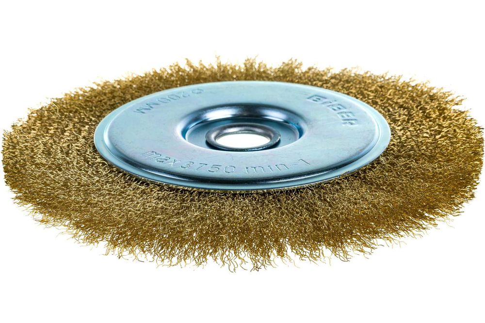 БИБЕР 70999 Щетка-крацовка дисковая пос.отв.22.2/13/16 мм ,200 мм (10/40)