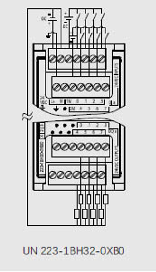 UN 223-1BH32-0XB0 Модуль цифровых входов-выходов SM1223 8DI 24VDC/8DO 24VDC