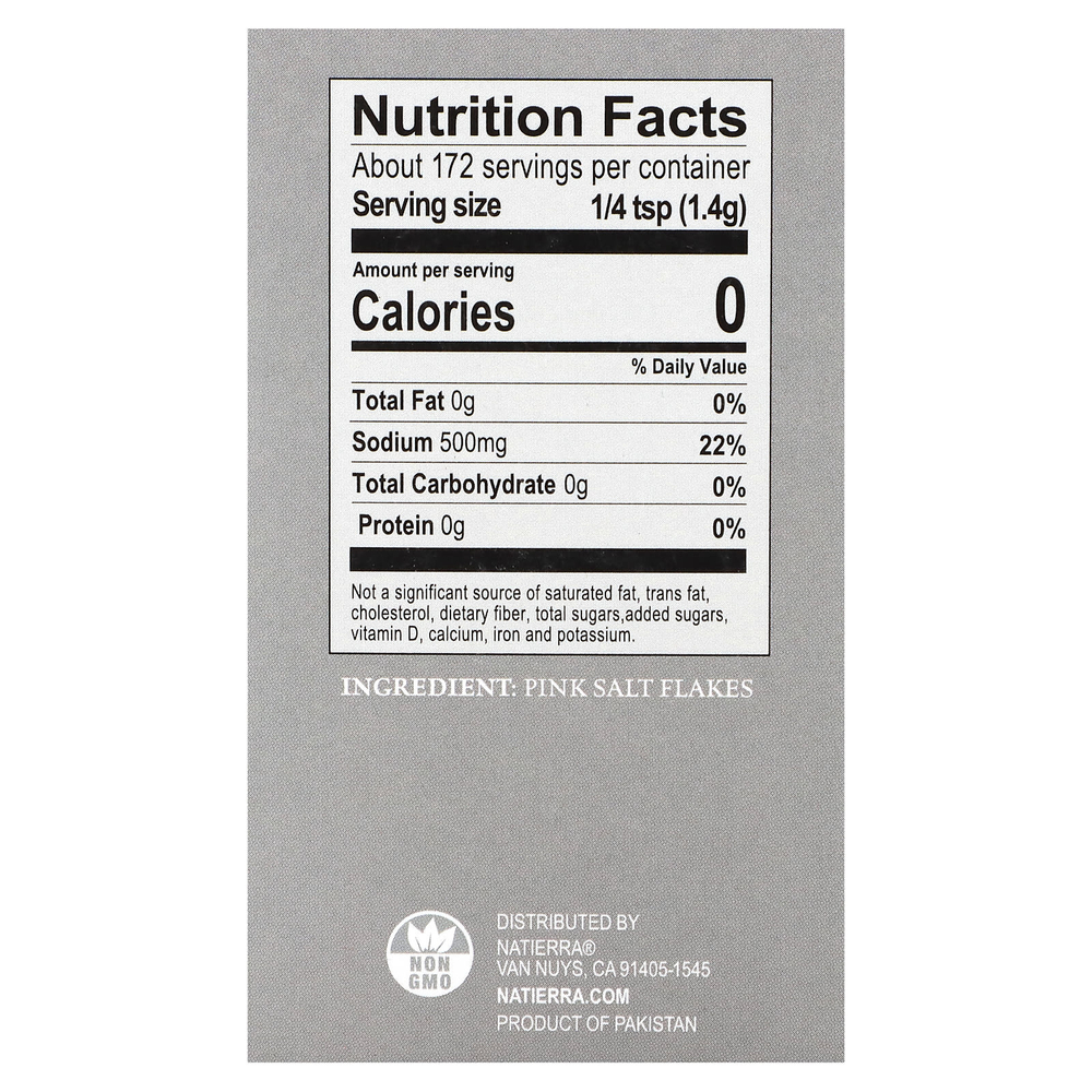 Himalania, розовая соль в хлопьях, 241 г (8,5 унции)