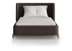 Кровать Basic спальное место 90*200 см (шоколад, твид)