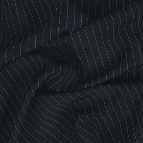 Ткань Габардин кач-во Фухуа в полоску 180 г/м² 100% полиэстер шир.150 см  цв.04 т.серый