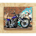 Рисование по номерам по дереву «Flamingo» 40*50см «Байк» FLA044