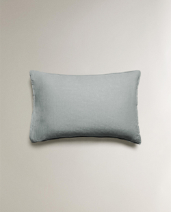 Наволочка Zara Home хлопок, лён 100%, однотонный, 3110/091