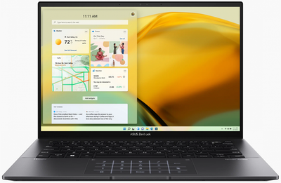 14" Ноутбук ASUS Zenbook OLED UM3402YA (2560x1600, AMD Ryzen 7 5825U, 32ГБ RAM, SSD 256ГБ, AMD Radeon Graphics, Win 11 Pro)