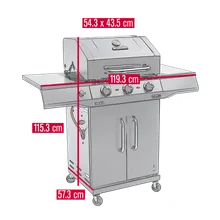 Газовый гриль Char-Broil Performance Core 3B, 3 горелки, чёрный