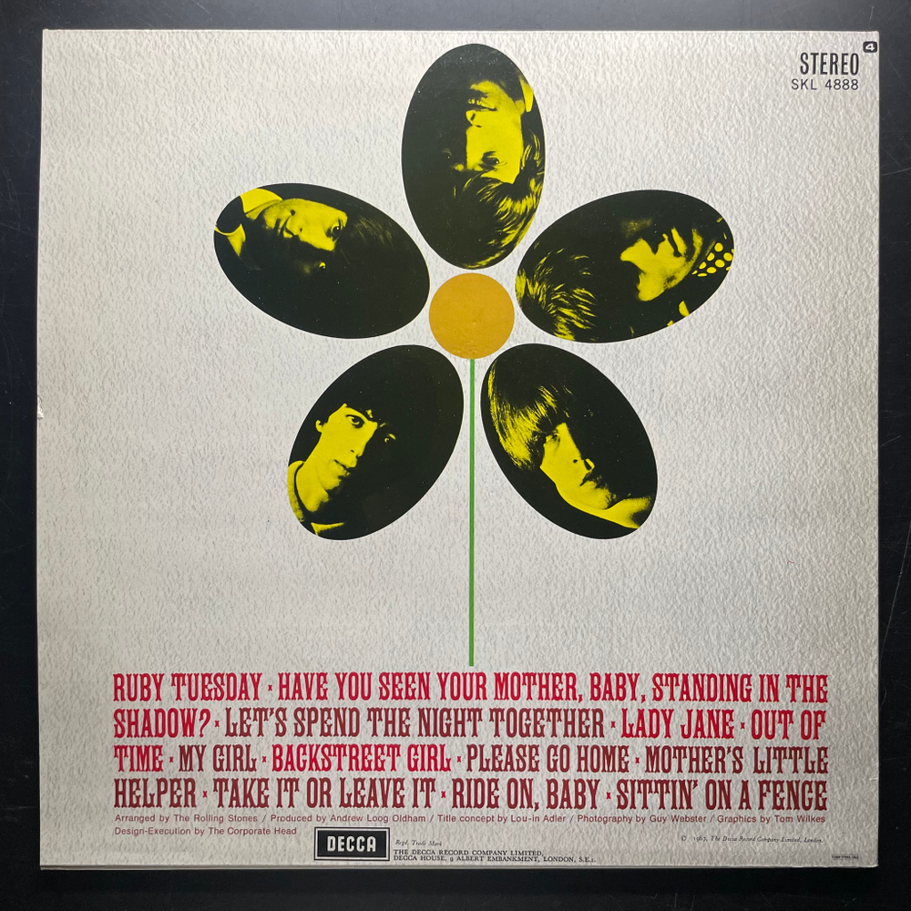 The Rolling Stones ‎– Flowers (Скандинавия 1981г.)