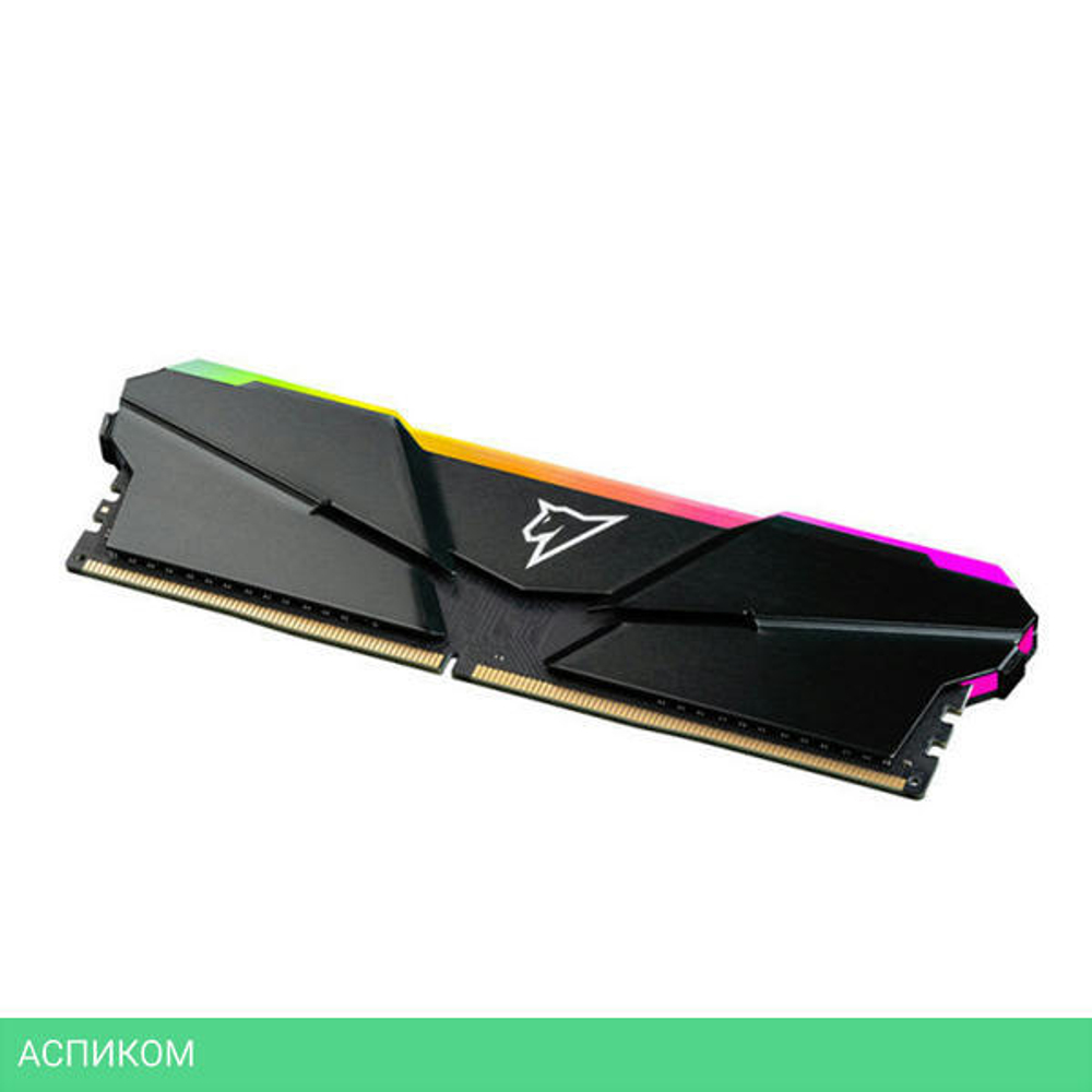 Оперативная память Netac Shadow RGB 16GB DDR4 Grey (NTSRD4P26DP-16E)