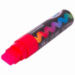 Маркер меловой "POP-ART" КРАСНЫЙ, 15 мм, сухостираемый, для гладких поверхностей, BRAUBERG, 151539