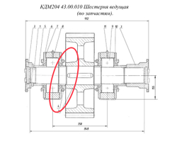 Д646-1А 01.07.003 Втулка
