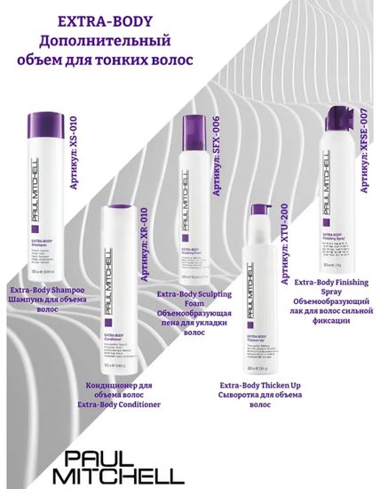 Paul Mitchell  для объема волос Extra-Body