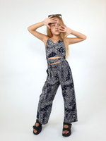 02-88-4 Комплект для девочки (топ+брюки)