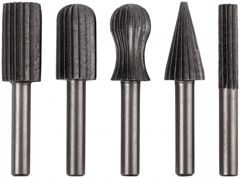 Шарошки по металлу HSS сталь Профи 5 шт 36476