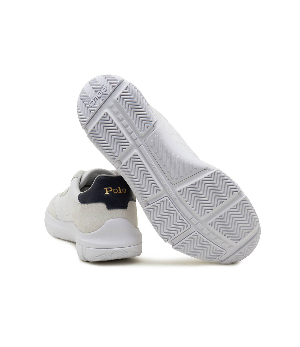 Кожаные кроссовки spa racer100 POLO RALPH LAUREN - бежевый(809931239)