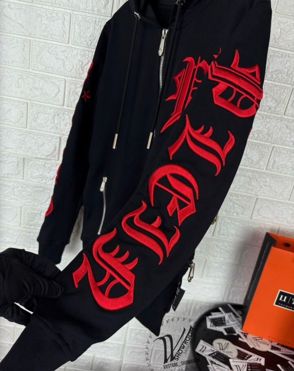 Кофта на молнии Philipp Plein премиум