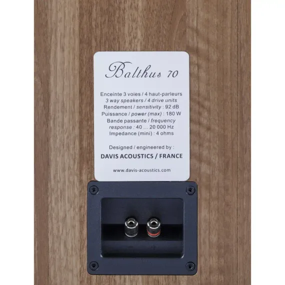 Davis Acoustics Balthus 70 American Walnut