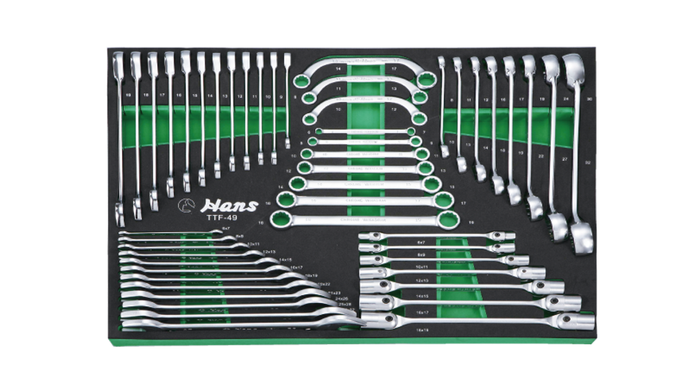 TTF-49 Набор комбинированных ключей, 49 предметов