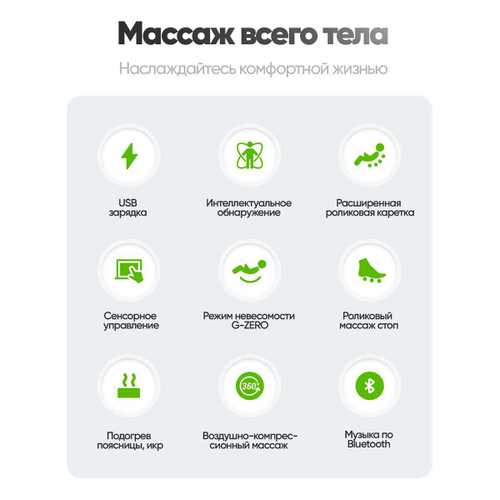 Массажное кресло RelaxMaster Zen Tech, SL, 4D