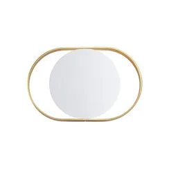 4246/7WW HIGHTECH ODL21 000 бел/золотист/металл Настенный светильник IP20 LED 7W 560Лм 3000K MONDY