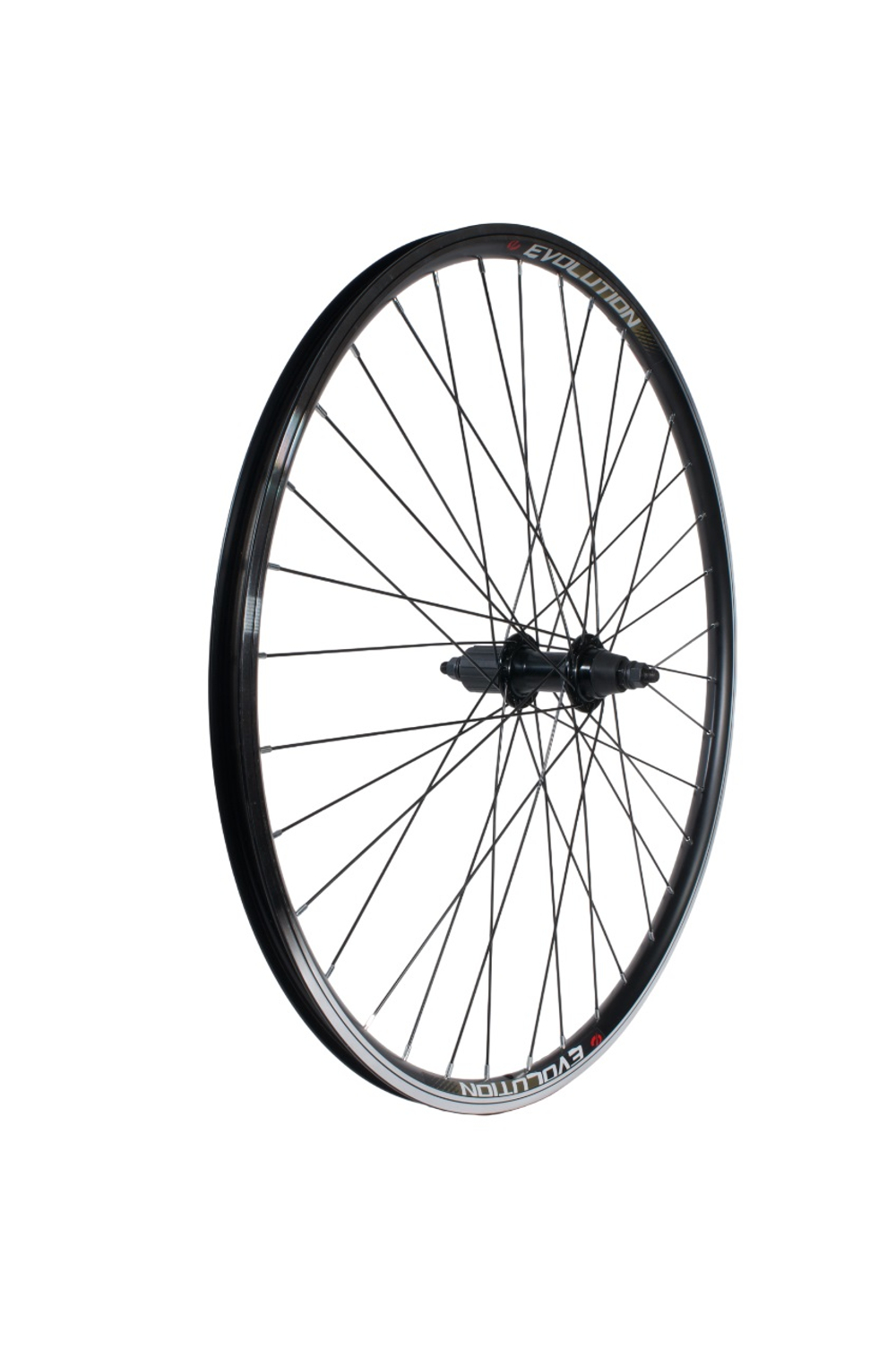 Колесо заднее 27.5" V EVOLUTION кассета 8-10 ск. пром.подш. гайки / обод одинарный усил алюм. черн. CNC A/V 19.2х20.5 / втулка алюм. черн.