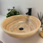 Раковина из оникса Bowl Yellow Big BO-63043 50*50*17 37