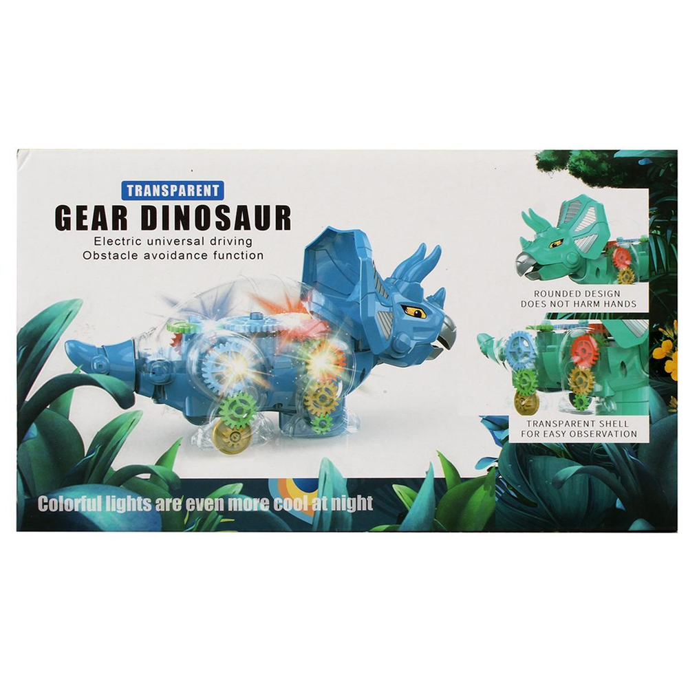 Динозавр на бат. 21см, коробка XY259