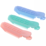 Бигуди пластмассовые с зажимом 3шт «Styling», микс 6 цветов, в пластиковой коробке, 10,5см