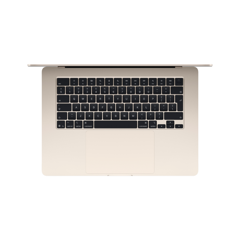 15-inch MacBook Air: Apple M4 chip with 10-core CPU and 10-core GPU, 16GB, 512GB SSD - Starlight,Model A3241