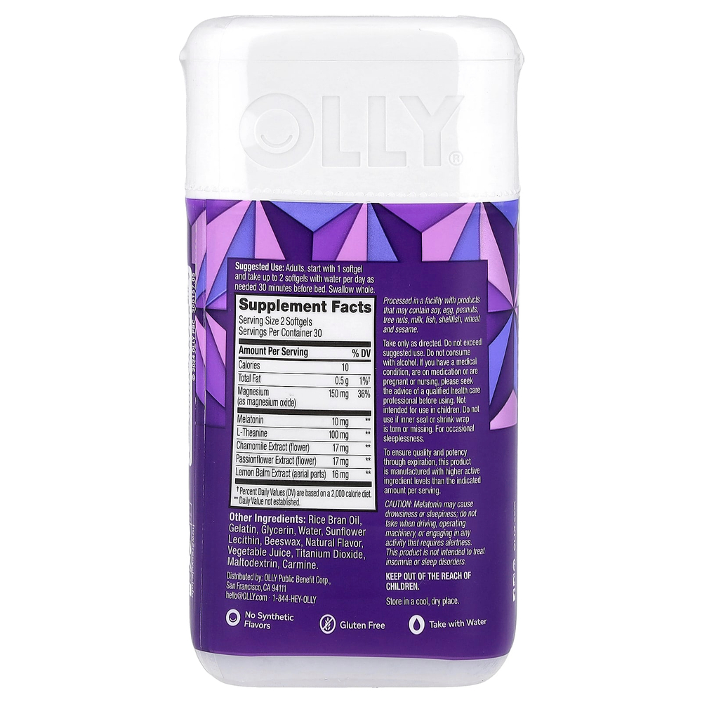 OLLY, для сна, 60 капсул