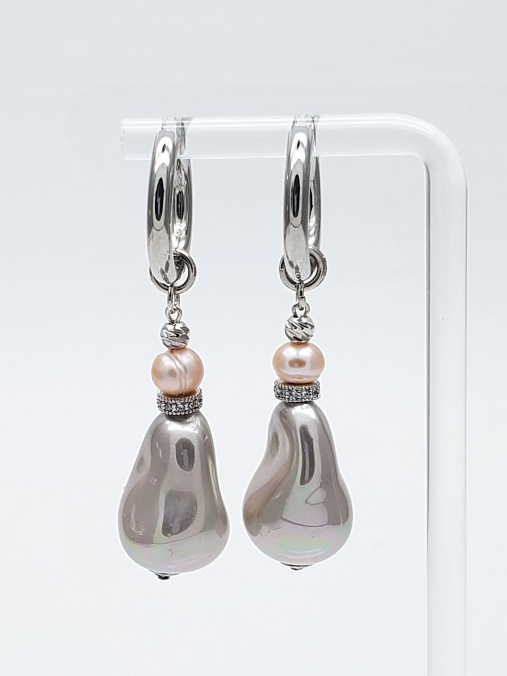 91001419 Серьги Selena Pearls