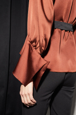 22245 Блузка женская (т.терракотовый)