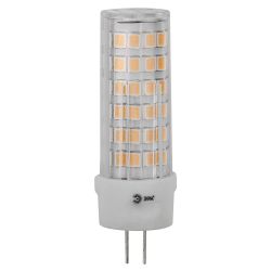 Лампа светодиодная ЭРА STD LED JC-5W-12V-CER-827-G4 5Вт керамика капсула теплый белый свет G4 | Лампы cветодиодные Капсульные (G4, G9)
