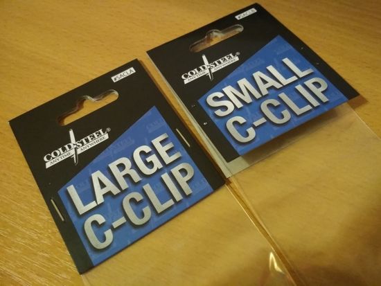 Клипсы 2 шт. Cold Steel SACLB Secure-Ex C-Clip Small