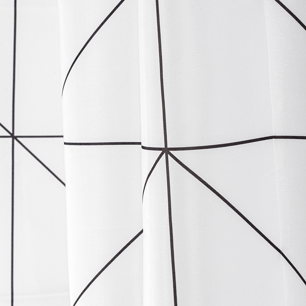 Штора для ванной 180*180см 12 колец "Rosenberg" R-730239