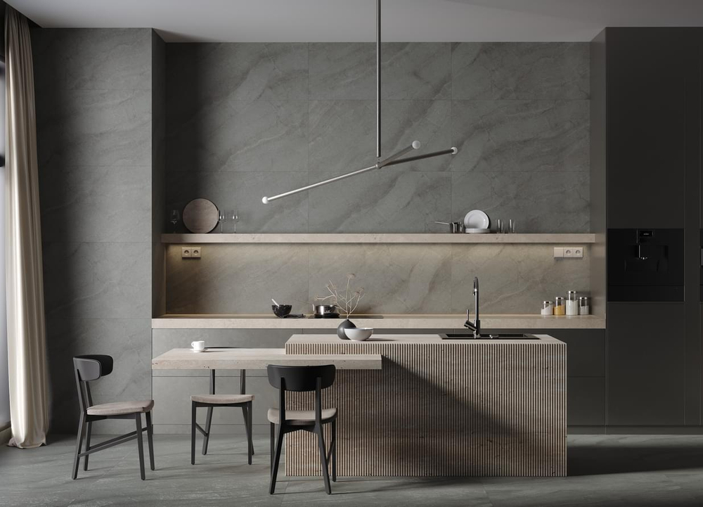 Kerranova Bereg Dark Gray MR 60x120