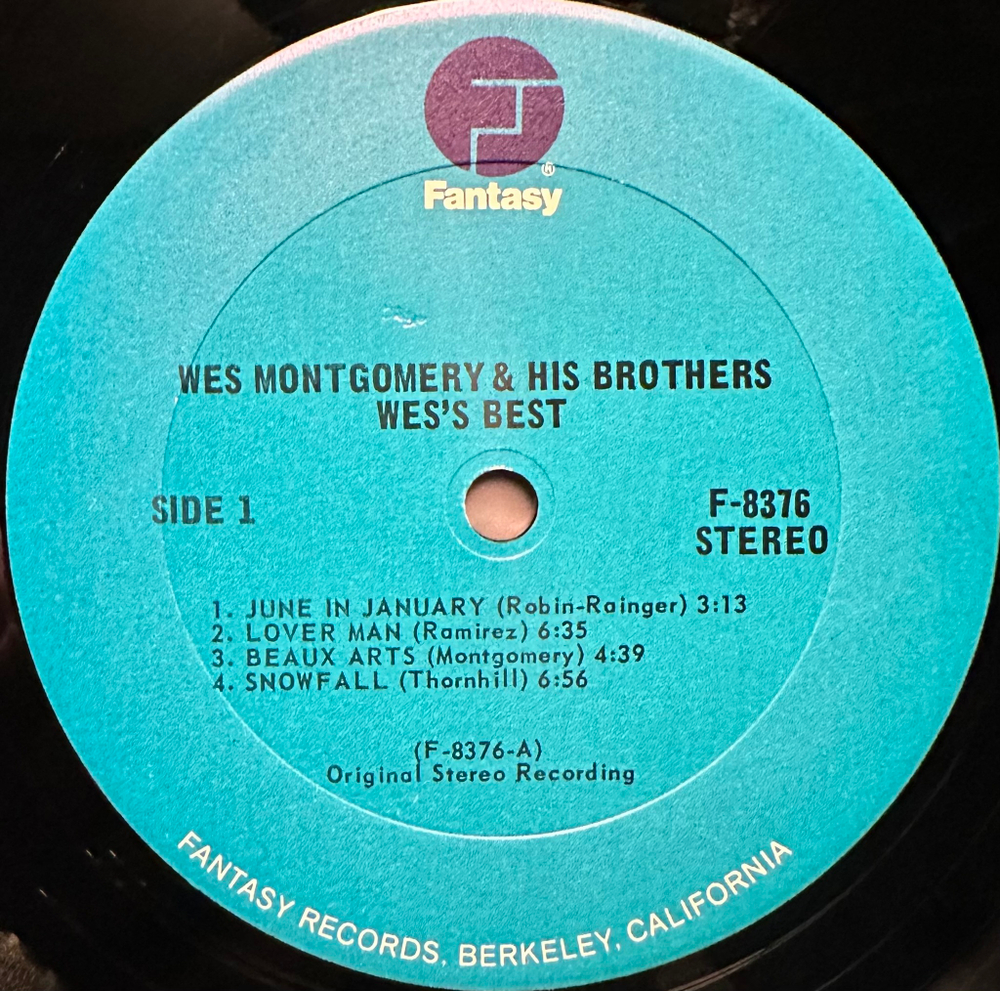Wes Montgomery And His Brothers - Wes' Best (США 1967г.)