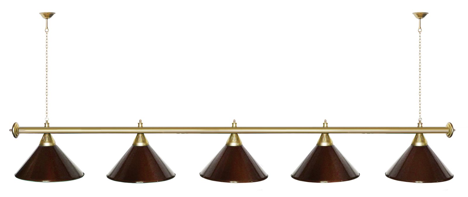 Лампа STARTBILLIARDS 5 пл. (плафоны золотые,штанга золотая,фурнитура золото) фото №43