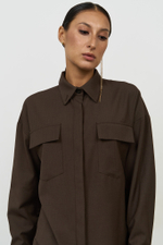 Рубашка удлиненная